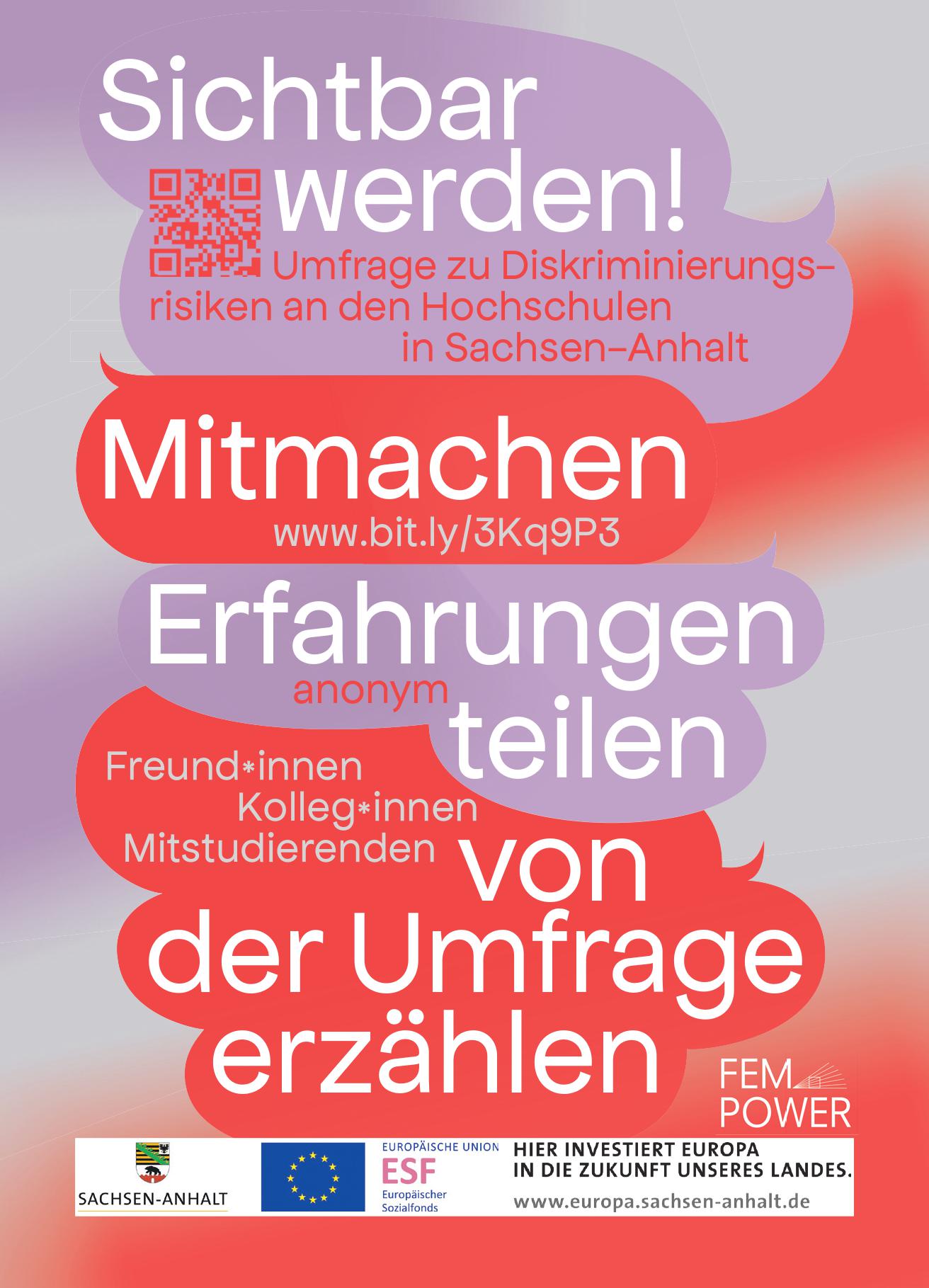 Flyer Umfrage FEM POWER